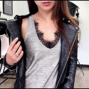 Gina Lurex Lace Tank